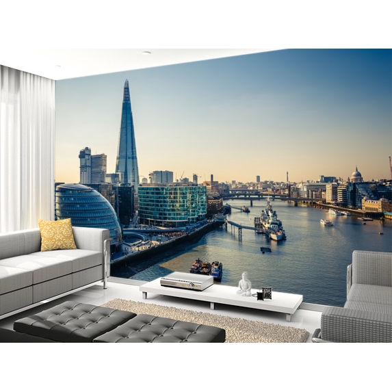 London City Modern Photo 3d Wallpaper Living Room Bedroom Restaurant Cafe Mural