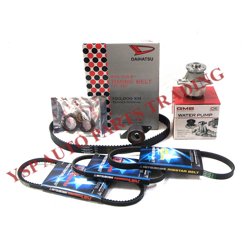 Perodua Viva / Myvi 1.0 - Daihatsu Timing Belt Set + Water 