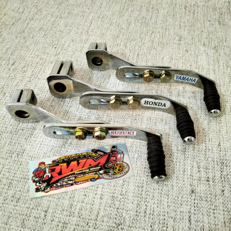 Universal Iron Porseneling Gear Shift Honda Yamaha Suzuki Satria Fu Herex Sleep Engine CB GL MP Tiger