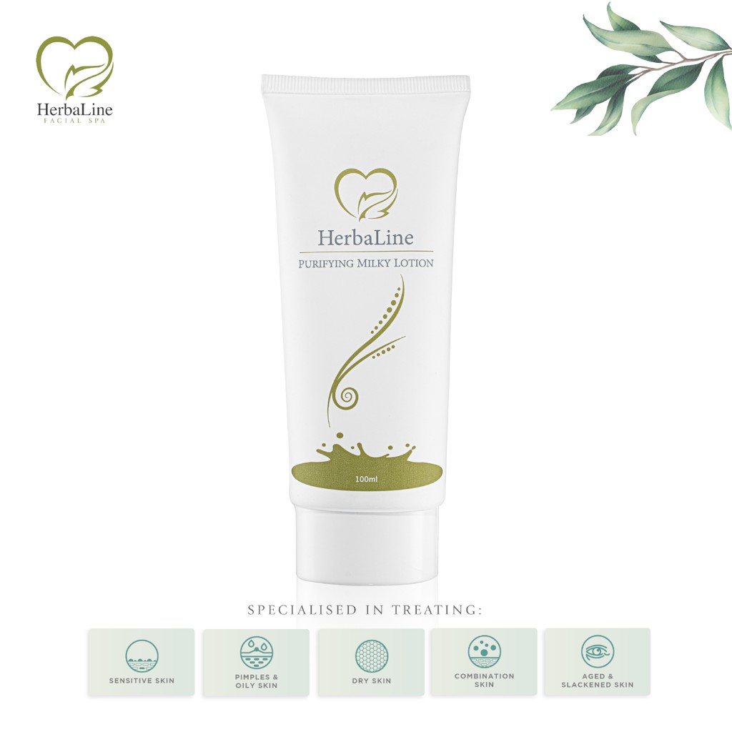 HerbaLine Purifying Milky Lotion (100ml) Shopee Malaysia