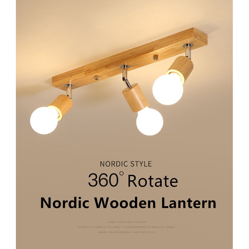 Nordic Style Spotlight Led Track Lamp Wall Hallway Dining Room