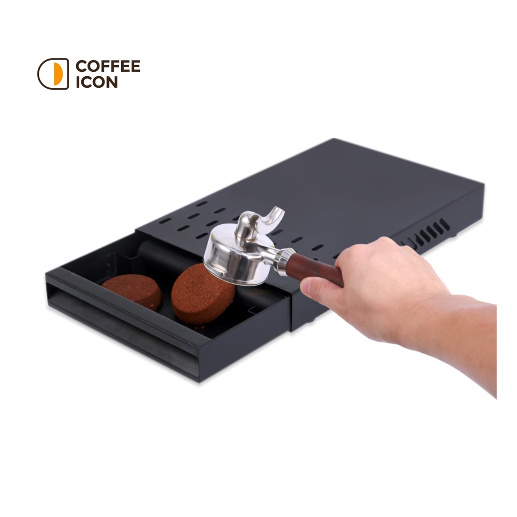 [Coffee Icon] Espresso Coffee Knock Box With Drawer / Coffee Ground Disposal Box / 2 Colours