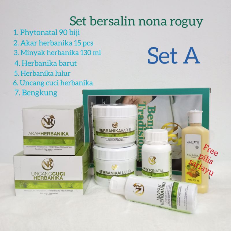 Nr Nona Roguy Set Bersalin Shopee Malaysia