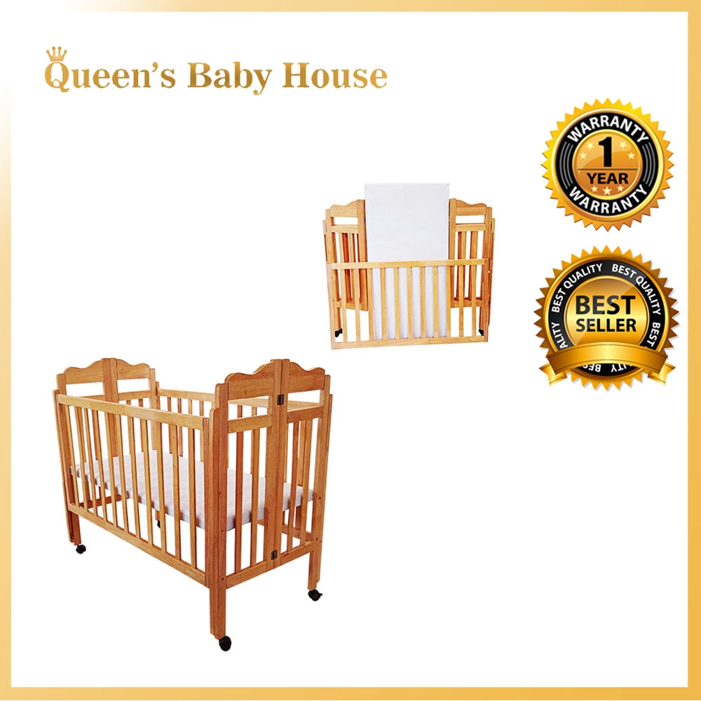Royalcot R299 Multi Function Wooden Baby Cot (Neutral) with Height