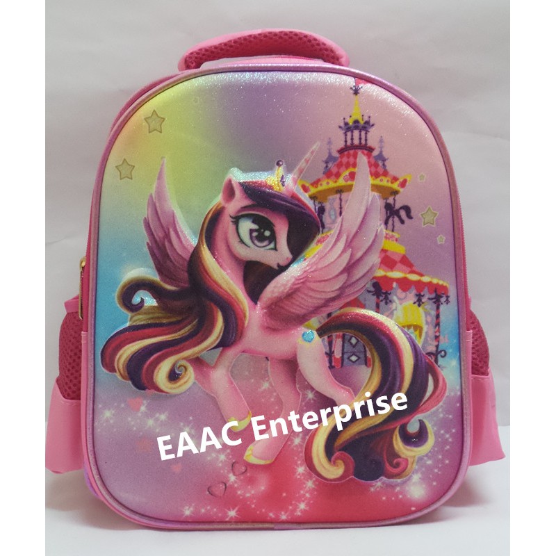 beg sekolah unicorn