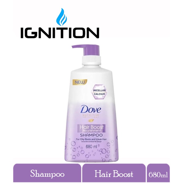Dove Hair Boost Nourishment Shampoo 680ml Shopee Malaysia