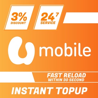 U Mobile Instant Top Up [3% Discount]