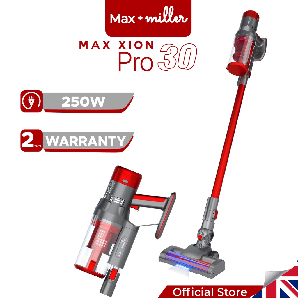 MAX + Miller Cordless Vacuum Cleaner 250W MAX XION Pro30 Handheld