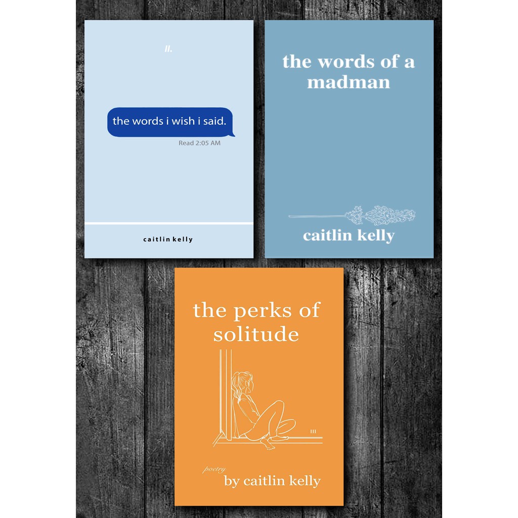 Words I Wish I Said Book Caitlin Kelly - The Words I Wish I Said - The Words Of Madman - The Perks  Of Solitude | Shopee Malaysia