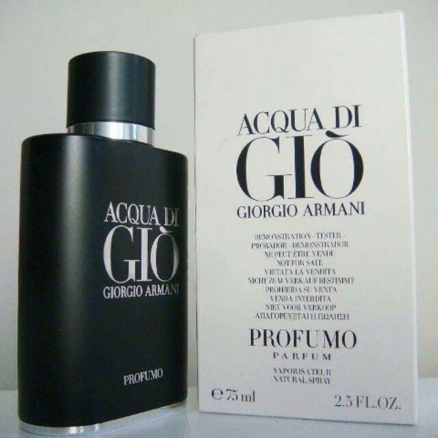 giorgio armani acqua di gio profumo tester