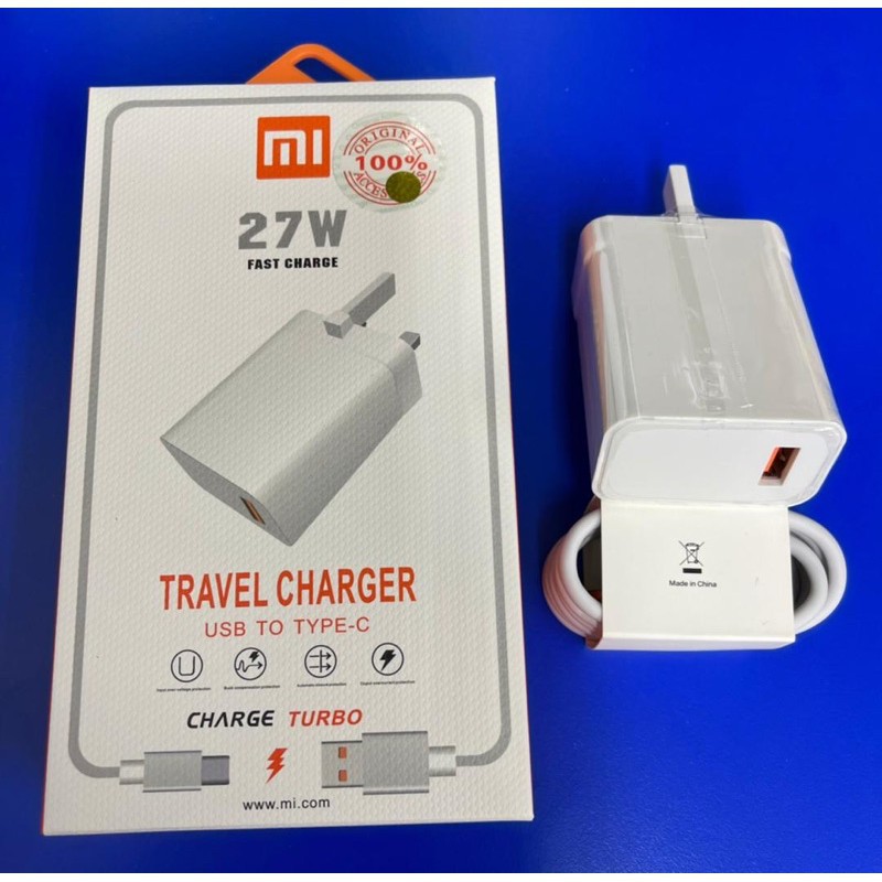Xiaomi 27W Fast Charger QC  EU Turbo Charge adapter Usb TypeC for mi 9  SE 9T Pro A3 max 3 redmi note 7 8 Pro note 10 | Shopee Malaysia