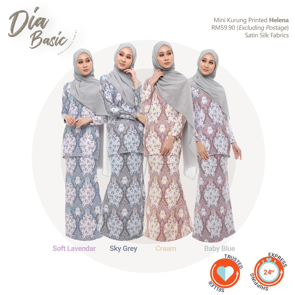 DIA BASIC / Mini Kurung Printed