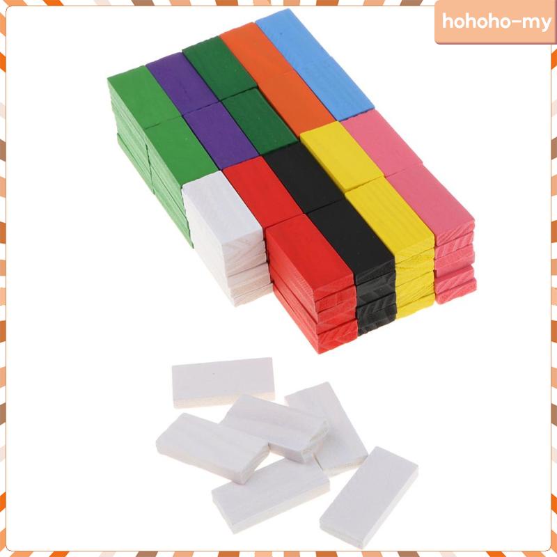 [HohohoMY] 120PCS Toy Dominos Building Blocks 10-Color