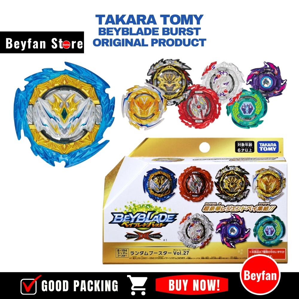 Takara Tomy Beyblade Burst B-194 Random Booster Vol. 27 Full Set  (Original)/DB |Beyfan | Shopee Malaysia