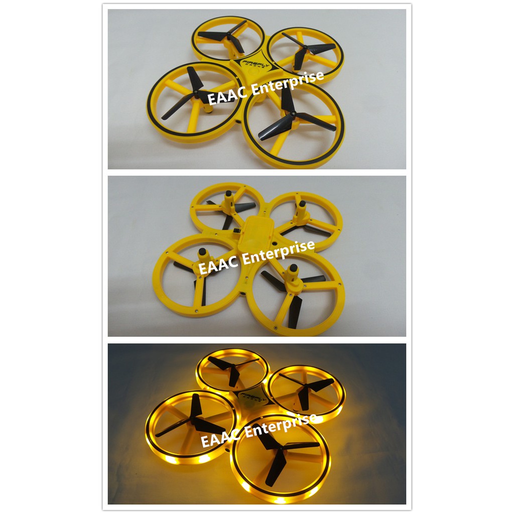 2.4G Firefly Hand Control RC Drone Quadcopter Infrared Throwing Fly