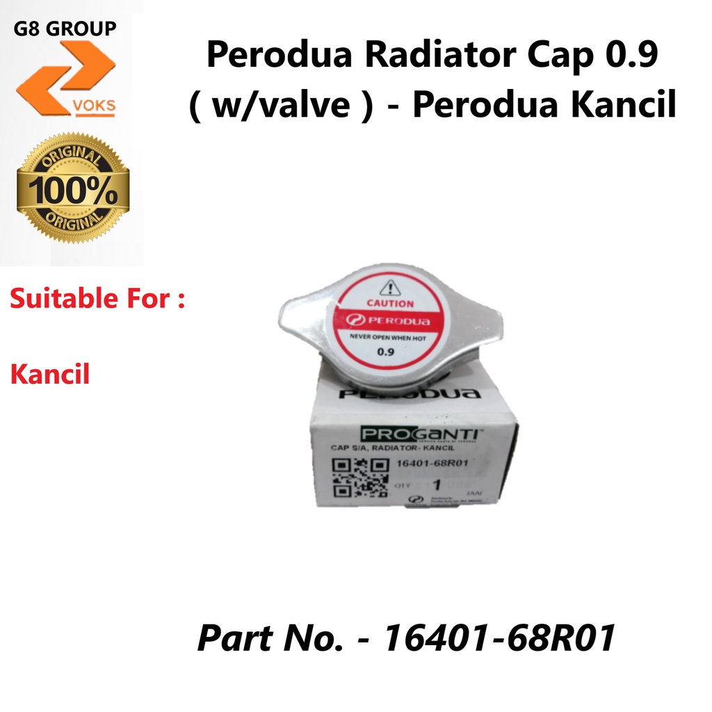 Perodua Radiator Cap 0.9 ( w/valve ) Perodua Kancil ( 1640168R01