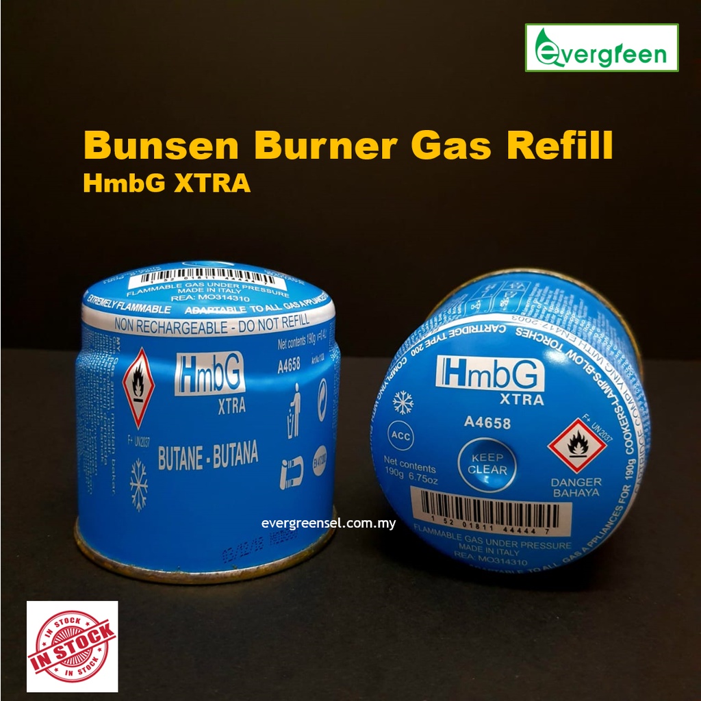 ( LOCAL READY STOCK ) Portable Bunsen Burner Gas Refill / Gas Canister