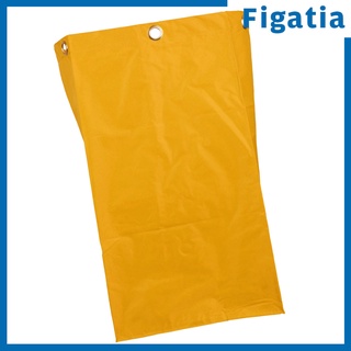 Janitorial Cart Bag 40x28x69cm Housekeeping Cart Replacement Bag Yellow 