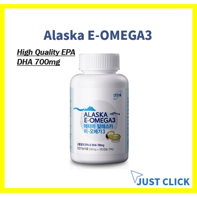 Atomy Alaska EOmega 3 550mg x 180capsules Korean WellBeing atomy