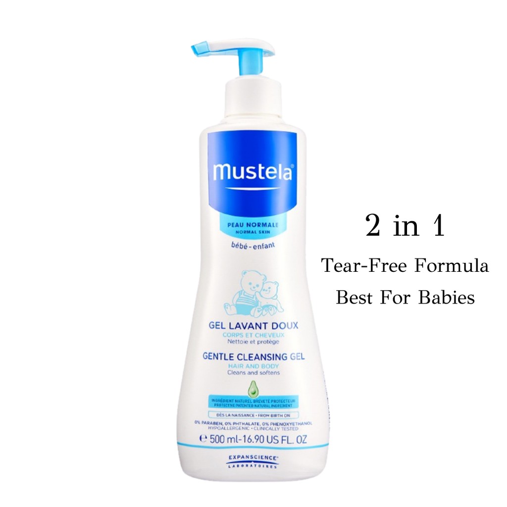 mustela body wash and shampoo