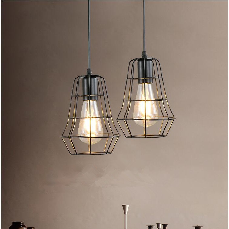 Retro Lamp Cage Ceiling Light Shade Lampshade Pendant Lights