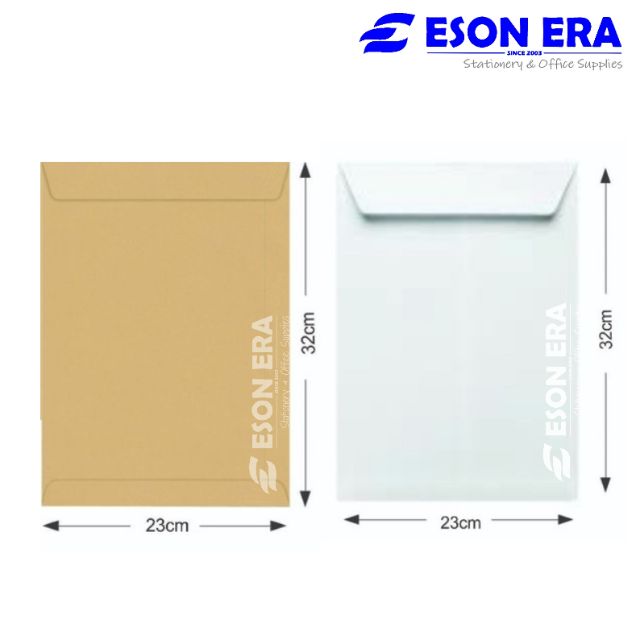 Envelope A4 9x12 3/4 Brown / White 23cm x 32cm Shopee Malaysia