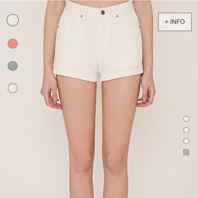 high waisted shorts shopee