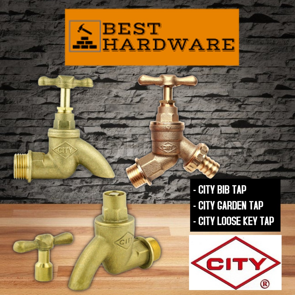  CITY  FORGING BRASS BIB TAP KEPALA  PAIP  TEMBAGA 