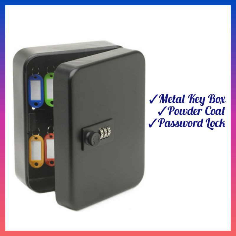 DOUBLE Key Box with Password Numbers Lockbox Shopee Malaysia