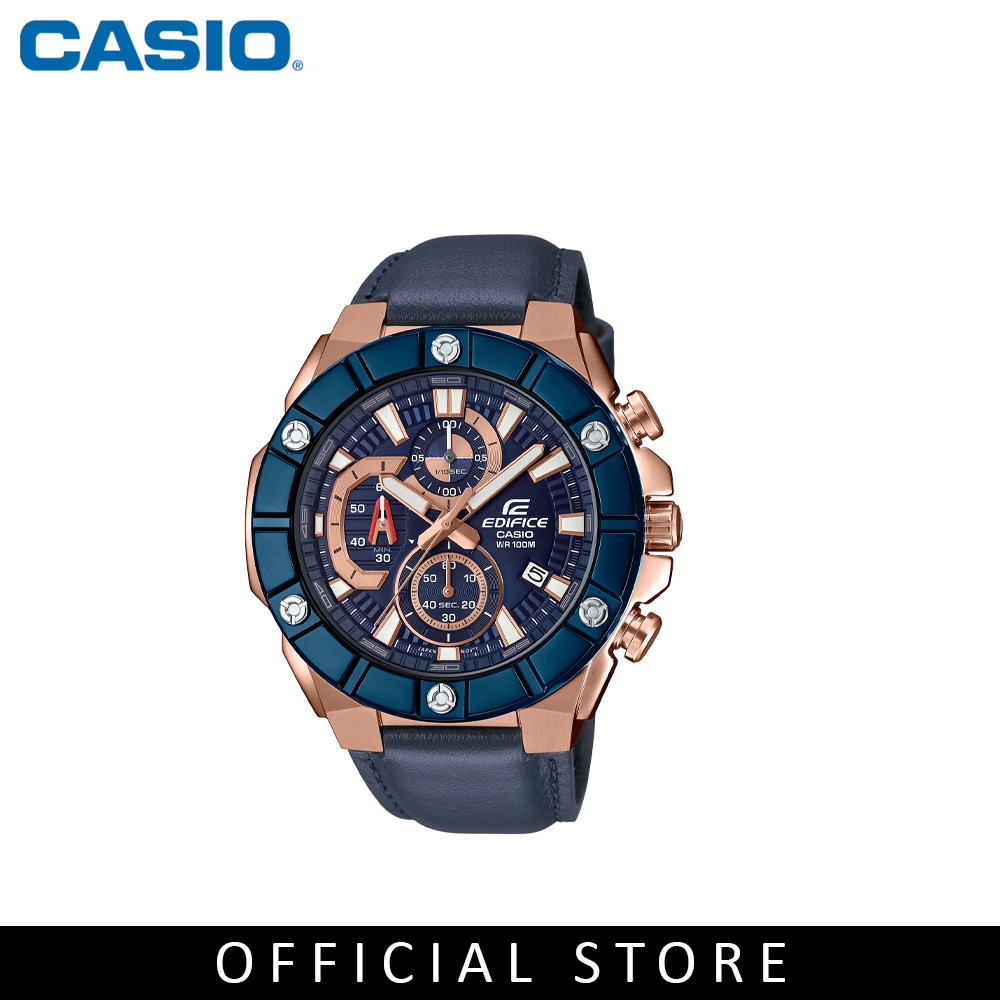 edifice leather band