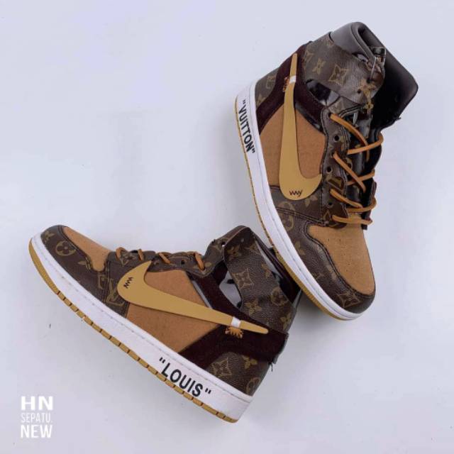 nike air jordan 1 x off white x louis vuitton