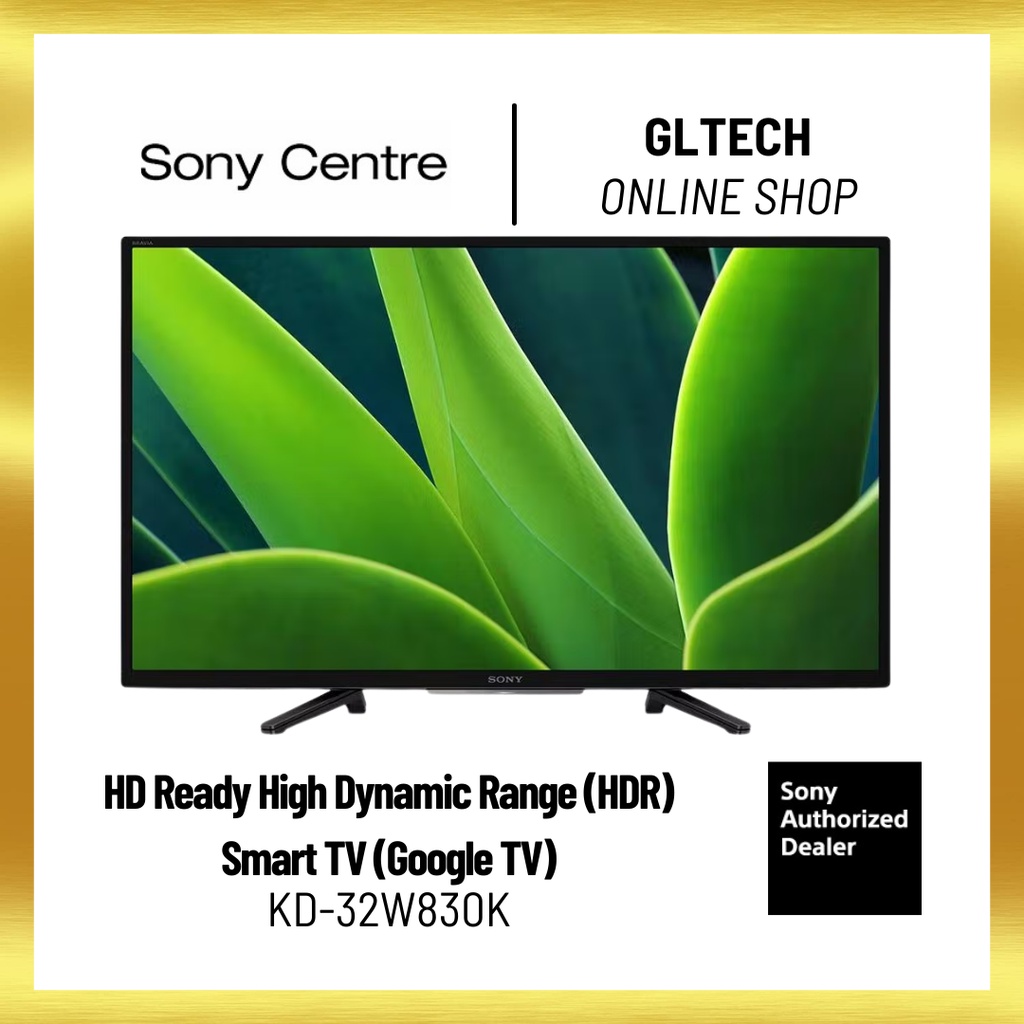 Sony [KD-32W830K] 32 inch HD Ready Bravia Google TV 32W830K KD32W830K ...