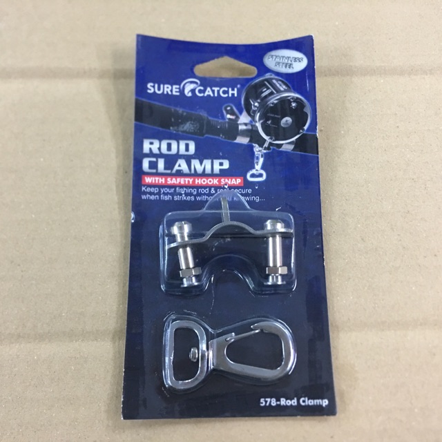 fishing pole clamps