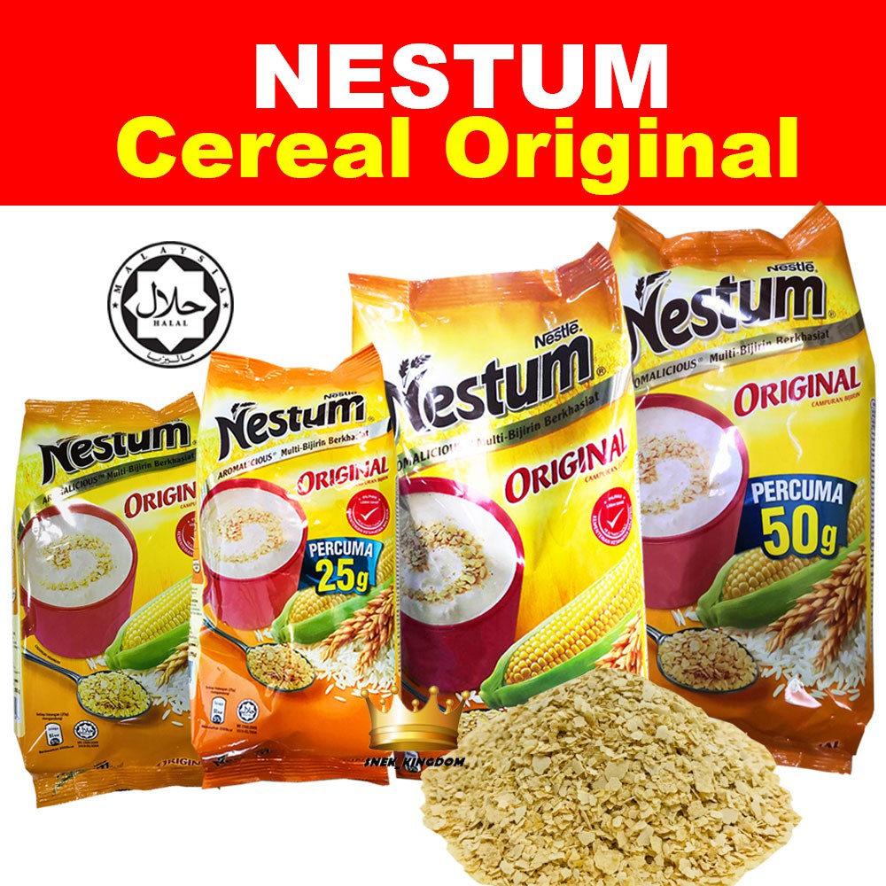 Nestum 250g / 250g+25g / 500g / 500g+50g Nestle 麦片 HALAL Cereal Original Bijirin Nutritious