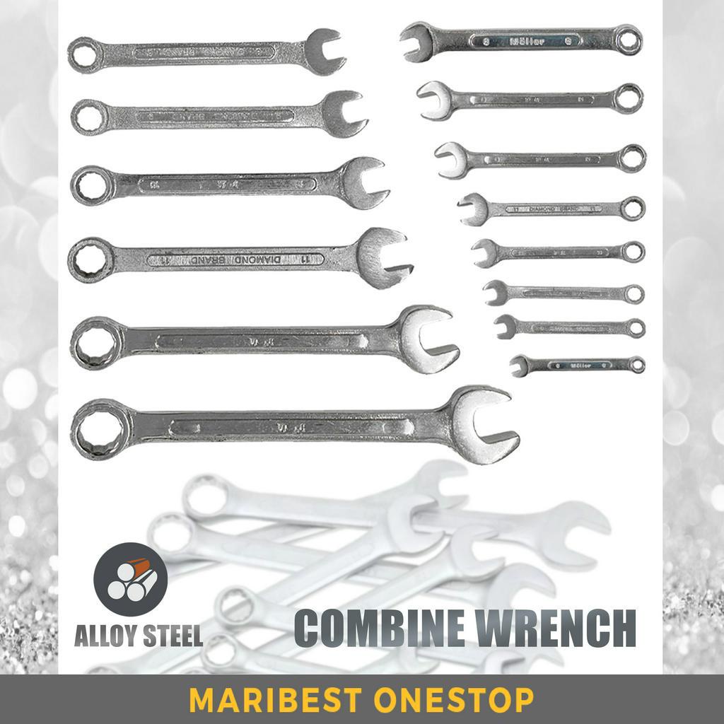 Quality Combined Wrench Spanner Common Ring Combination Alloy Steel Tool Double End Size [6MM to 22MM]