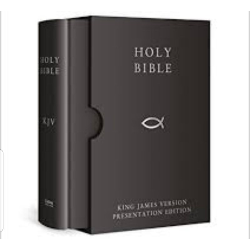 King James Bible - Black Gift Edition ( Slipcased - Hardcover) | Shopee ...