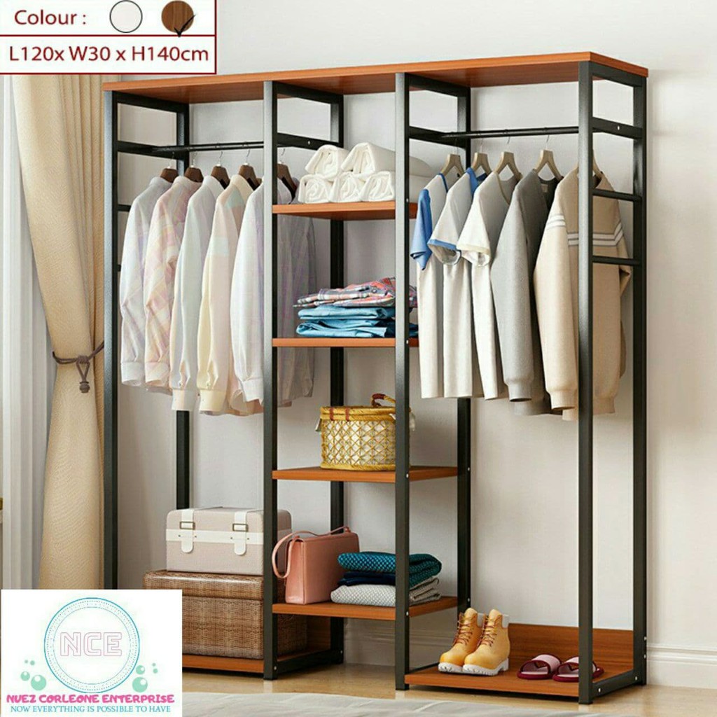 Amazing Cloth Wardrobe Cloth Storage Modern Style MDF