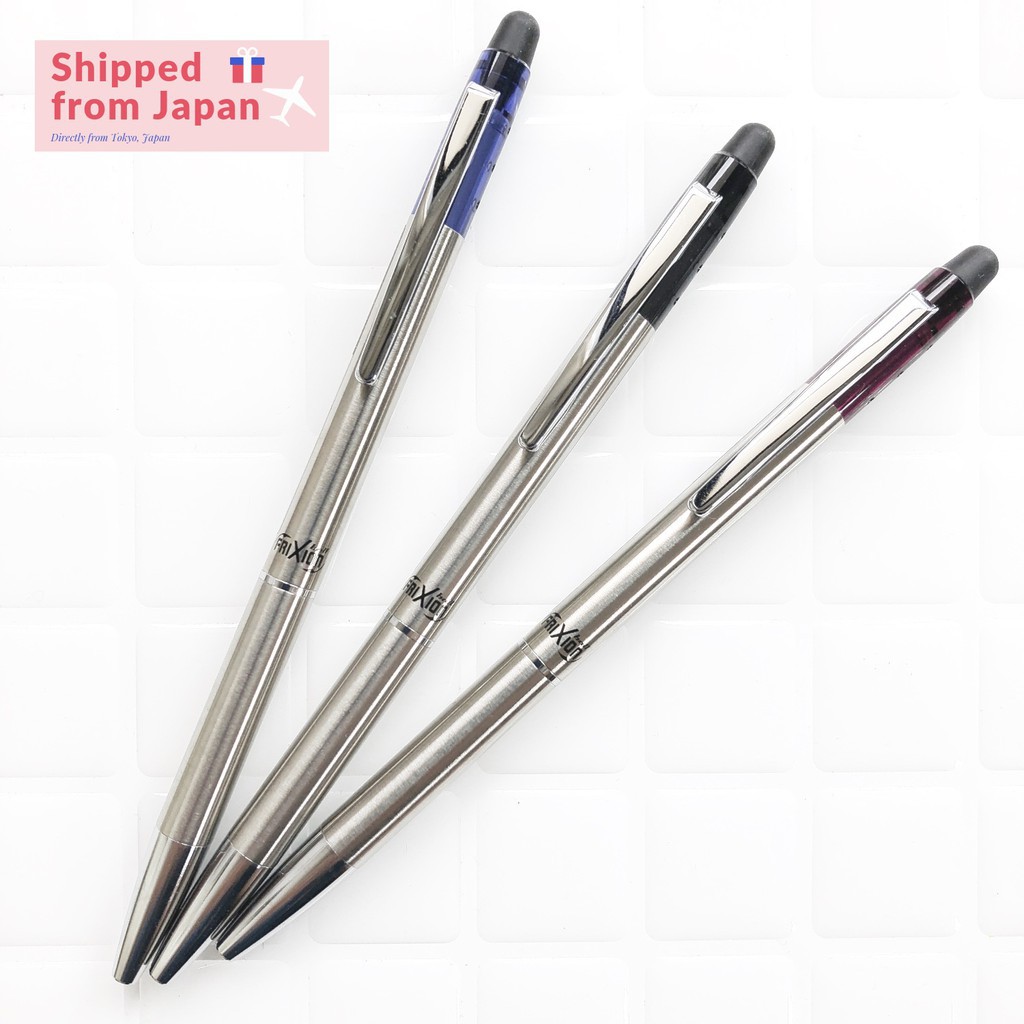 Pilot Frixion Ball Slim Biz 0 38mm Frixion Erasable Ballpoint Pen With 3 Black Ink Refills Made In Japan Shopee Malaysia