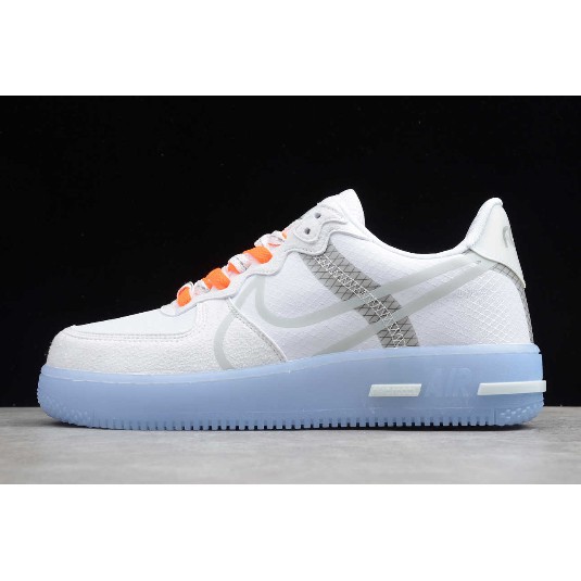 nike air force 1 react men's white ice stores