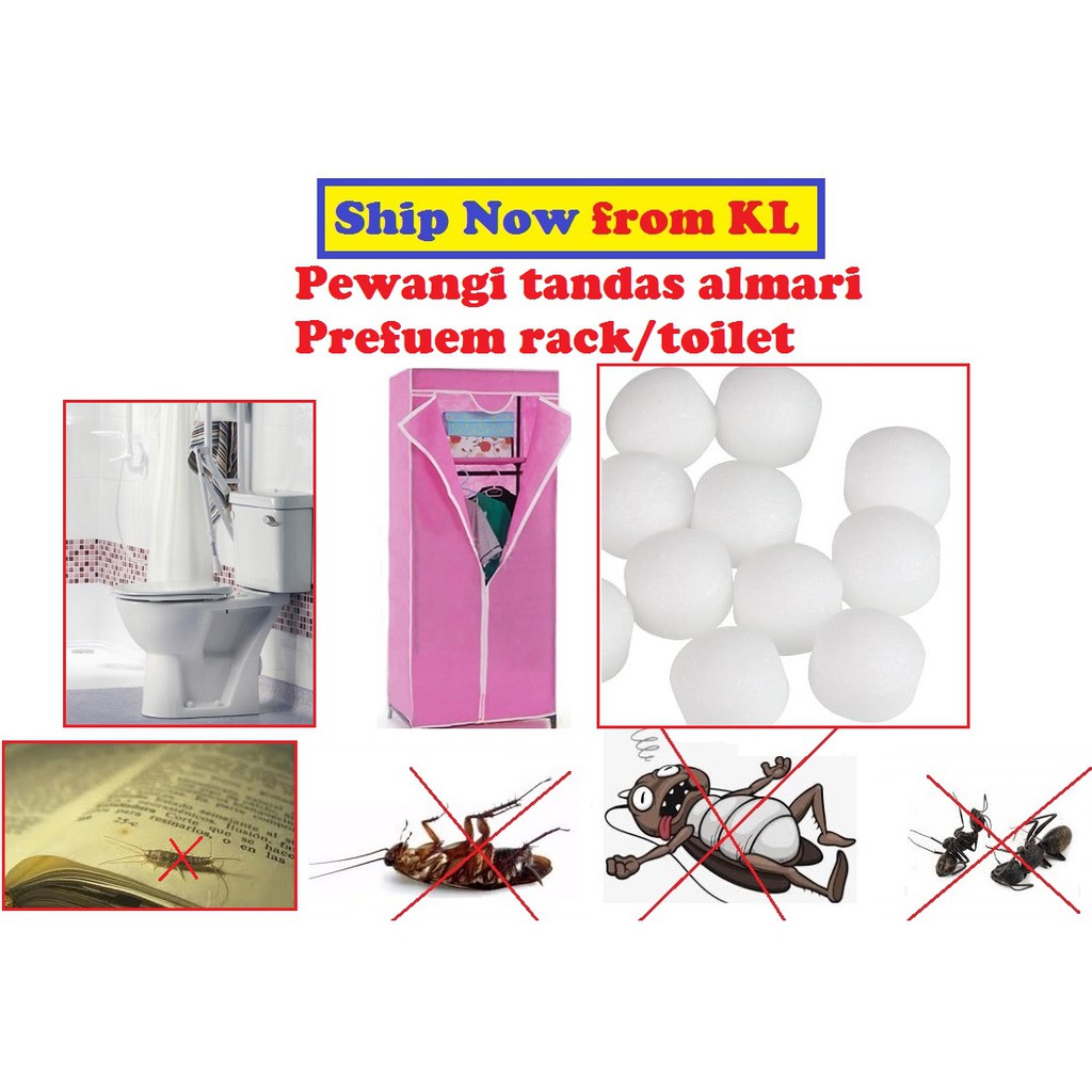Pewangi Tandas Prefuem Toilet Kitchen Cloth Rack Rak 