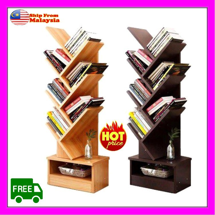 Hot Sales Corner Tree Shape Book Shelf 6kg Dt545 Shopee