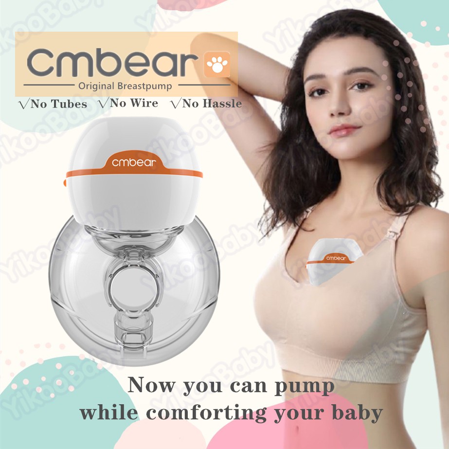 Cmbear Z10 Version Wearable Hands Free Breast Pump Tubeless Wireless   Da8956bf2964fd236462595081c71d20