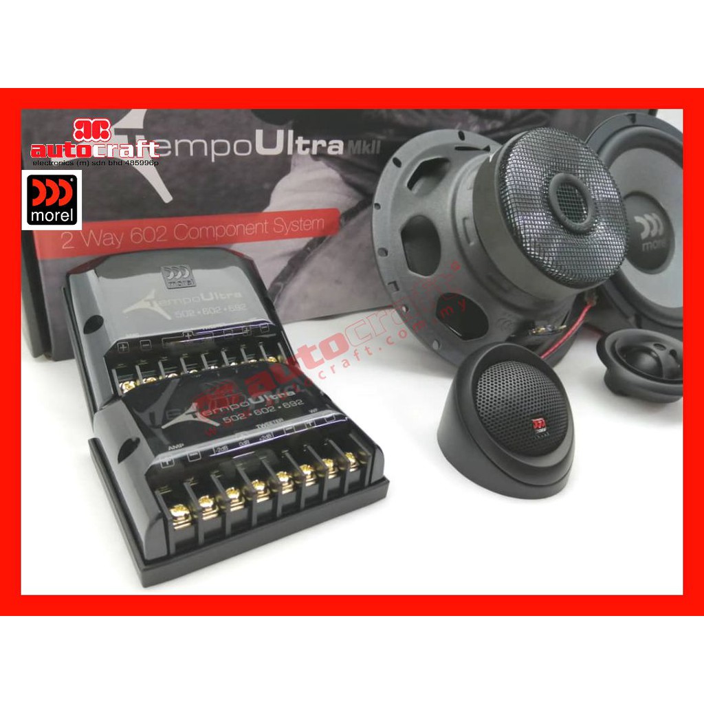Morel Tempo Ultra 602 MKii 2 Way Component System Shopee Malaysia