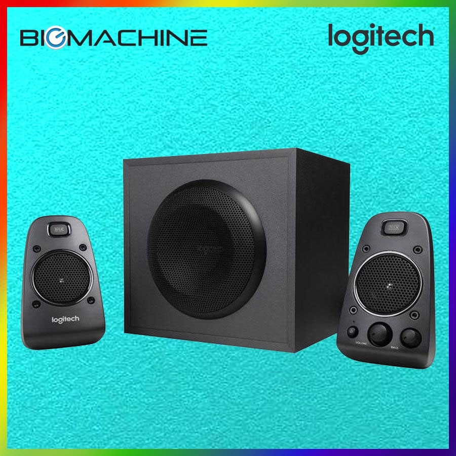 logitech z625 speaker system with subwoofer and optical input