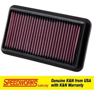 K&N High Performance Replacement Air Filter Perodua Bezza 