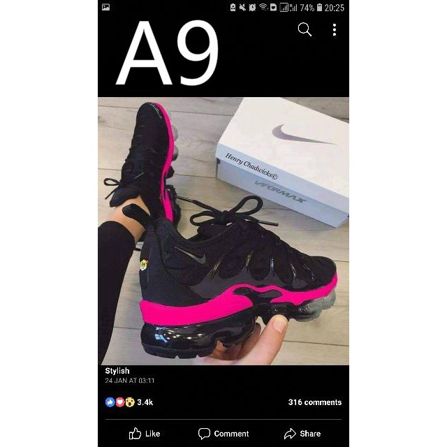 henry chadwicks nike vapormax purple