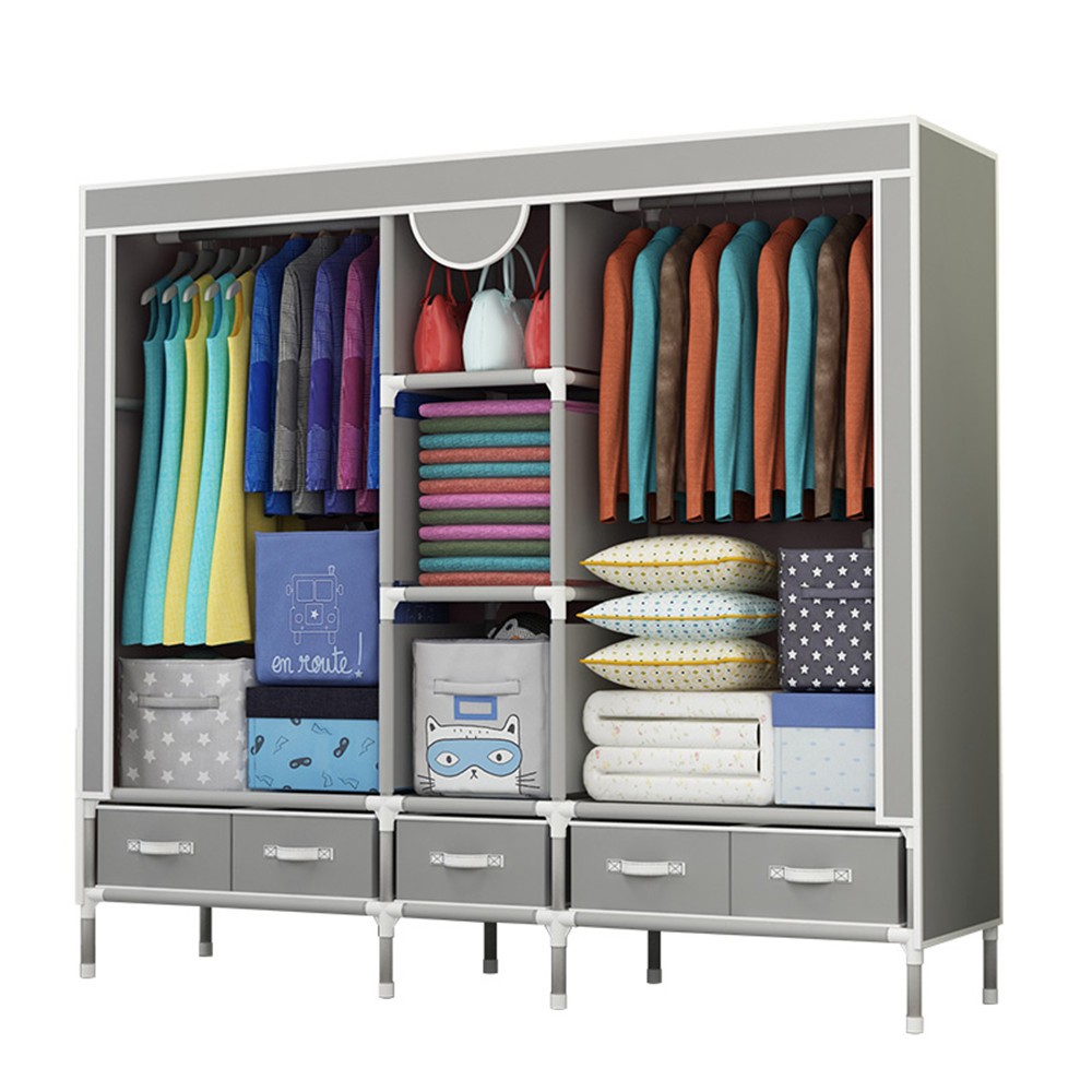 Fashion home cloth wardrobe large size inch simple Fashion home cloth wardrobe large size inch simple