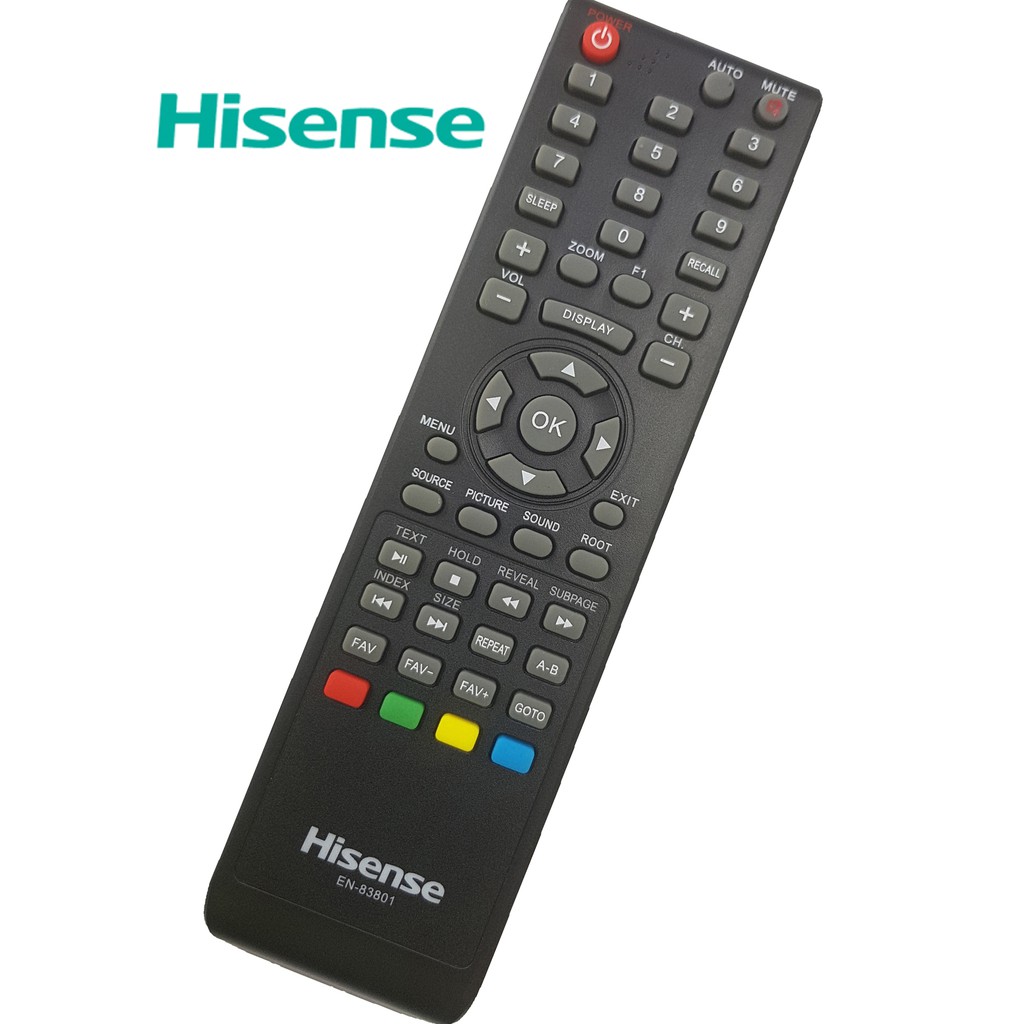 HISENSE EN83801 LCD LED TV REMOTE CONTROL (ORIGINAL) Shopee Malaysia