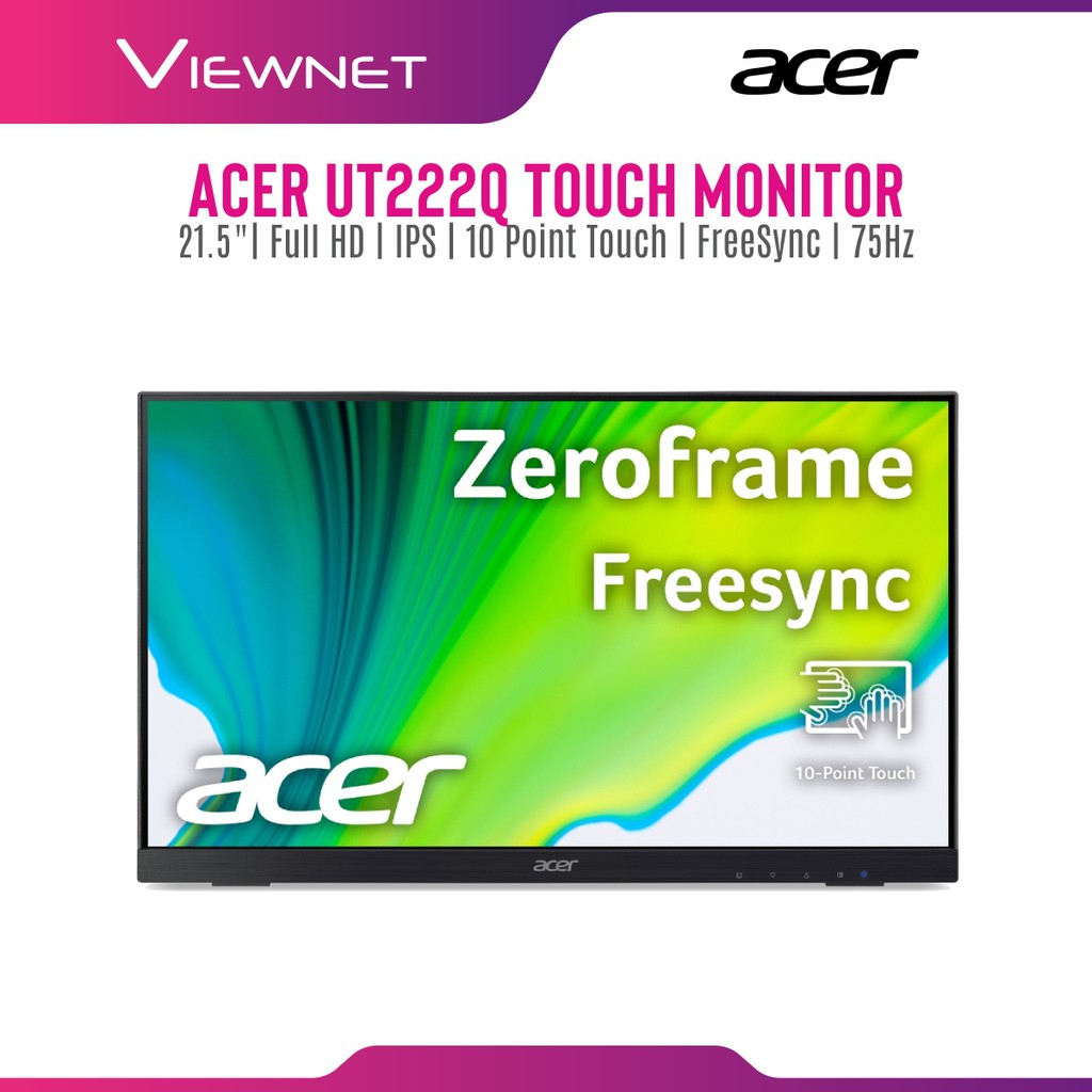 Acer UT Series UT222Q 10-Point Touch 21.5" Touch Monitor (IPS Panel ...