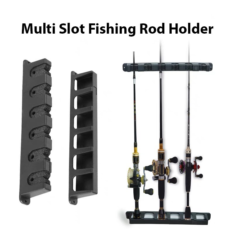 FISHING ROD HANGER BRACKET FISHING POLE HOLDER WALL MOUNTED MODULAR